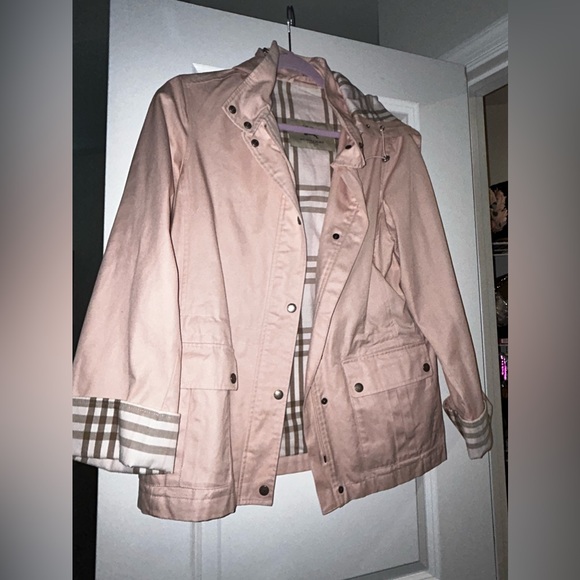 Burberry Jackets & Blazers - Burberry pink Lara jacket